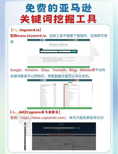 亚马逊关键词工具免费，亚马逊关键词挖掘查询工具