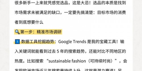 跨境电商干货：5平台选品、运营与带货10步实战指南