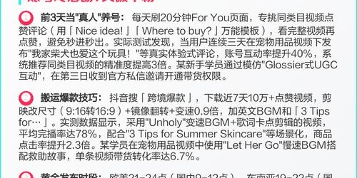 TikTok带货实战案例：从0到月销10万的新手卖家秘籍